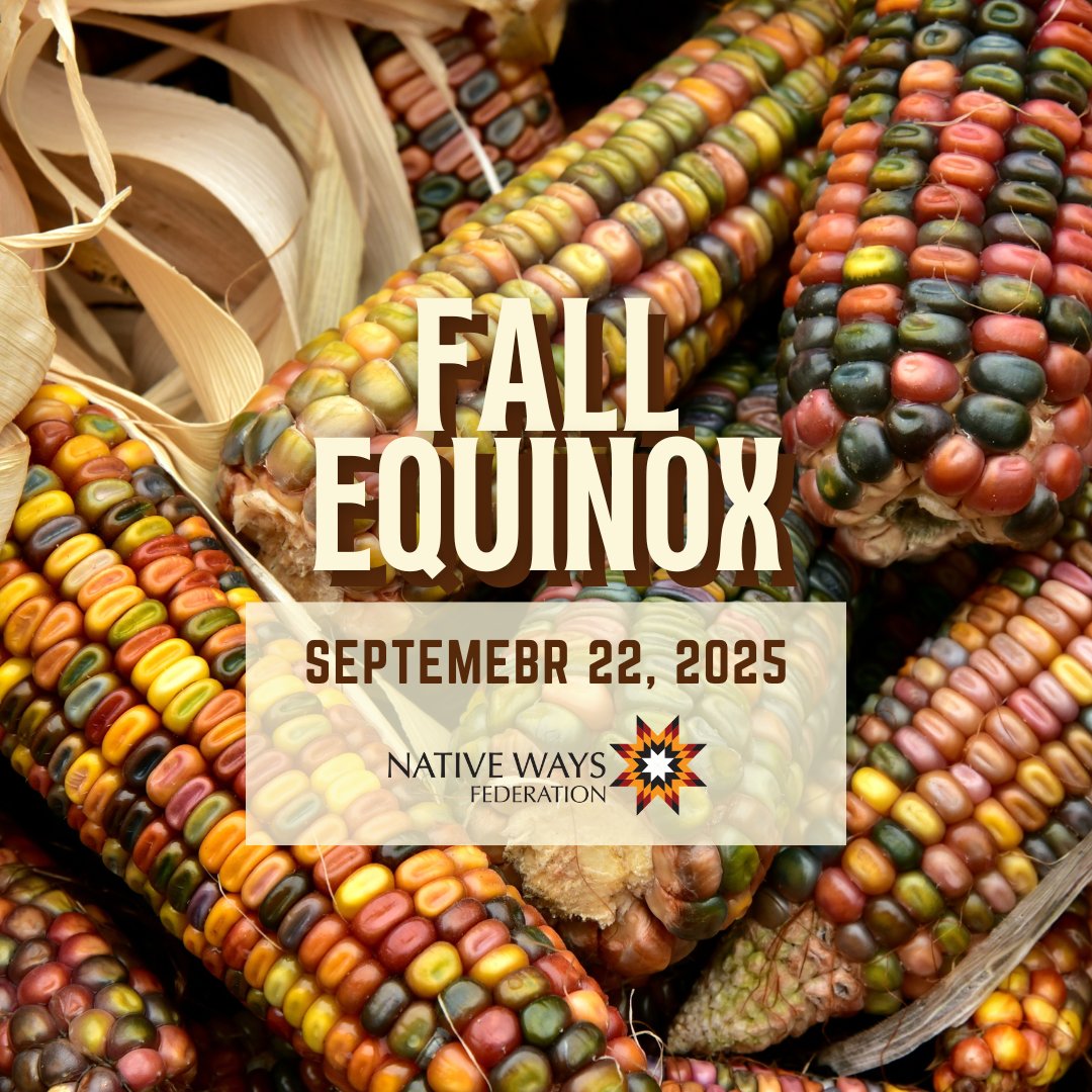 native_ways's tweet image. 🍂 Honoring the Fall Equinox 🍂
A time of balance, gratitude, and preparation. In many Native traditions, it’s a moment to give thanks, honor ancestors, and ready ourselves to care for community. #NativeLed nonprofits carry these teachings forward.
#FallEquinox #NativeWisdom