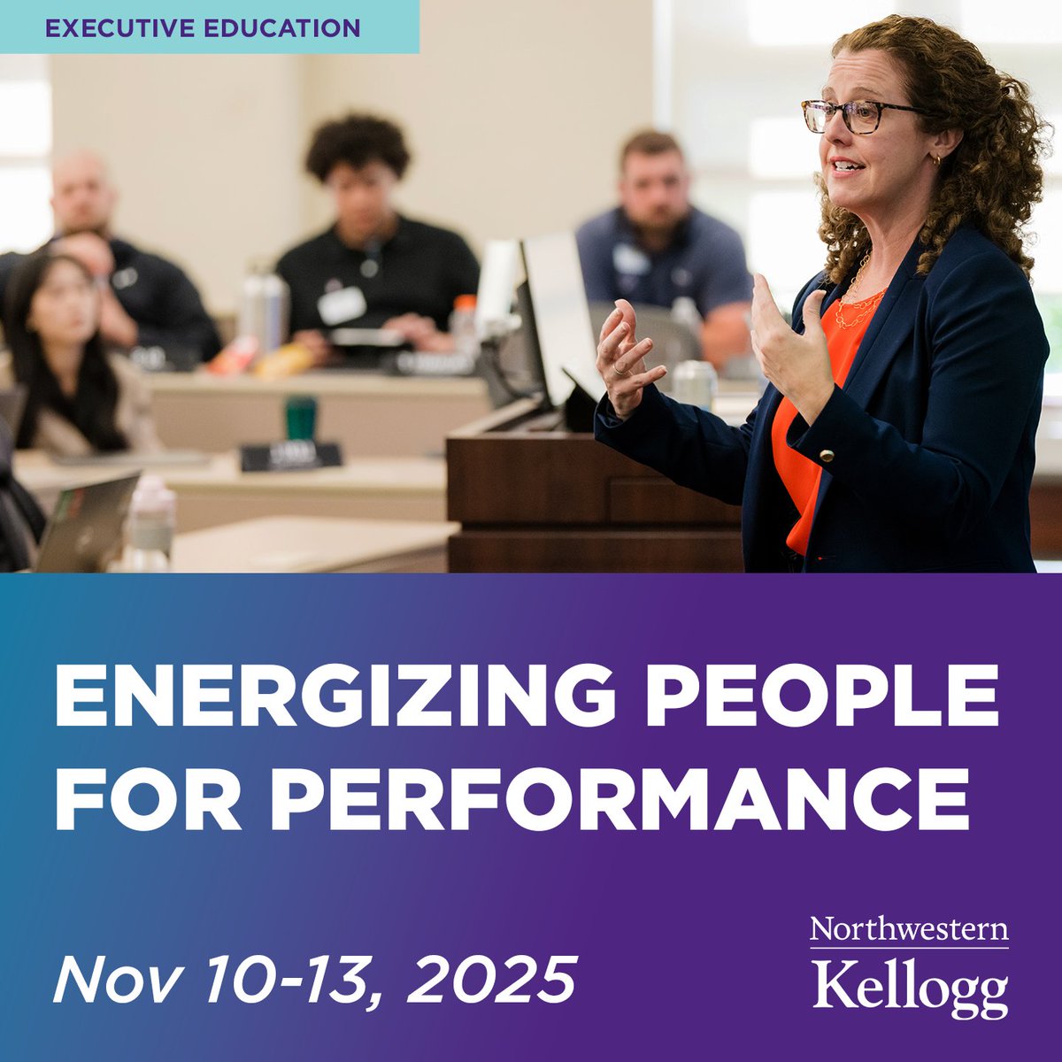 KelloggExecEd's tweet image. Coaching frameworks. Communication tools. Motivation strategies. 

Energizing People for Performance equips leaders to inspire and support their teams. Explore the program: kell.gg/tpeople 

#KelloggExecEd #LeadershipDevelopment #TeamPerformance