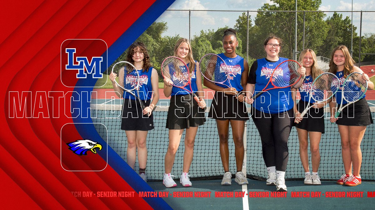 ✨ SENIOR NIGHT GAMEDAY ✨ Our Girls Tennis team hosts the Holden Eagles today at 4:30 PM! Come out and celebrate our seniors as they take the court at Lexington High School! 🎾 #LexingtonPride