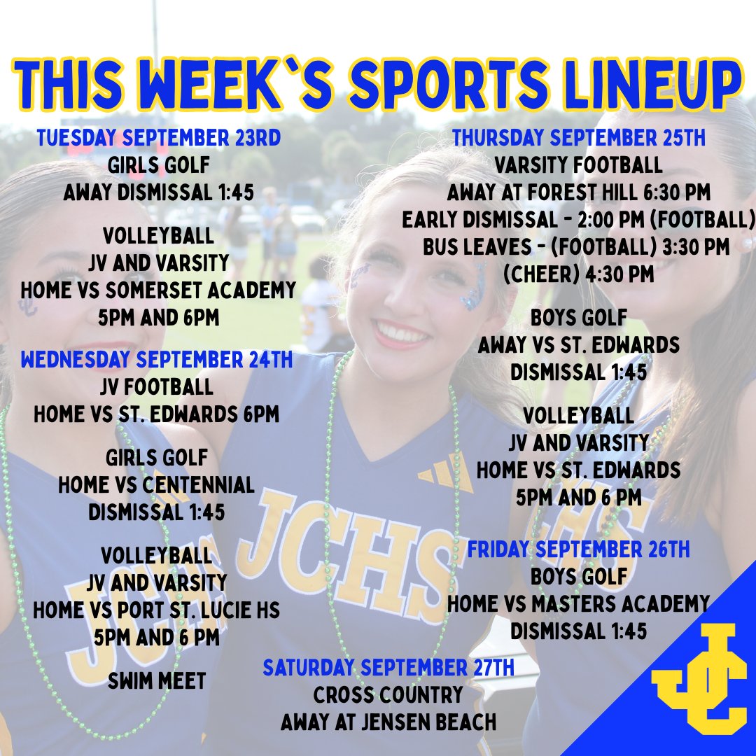 JohnCarrollHS's tweet image. Support our Rams this week!
#JCHSRamFam # #RamsPride #GoRams #BlueAndGold #RamsNation