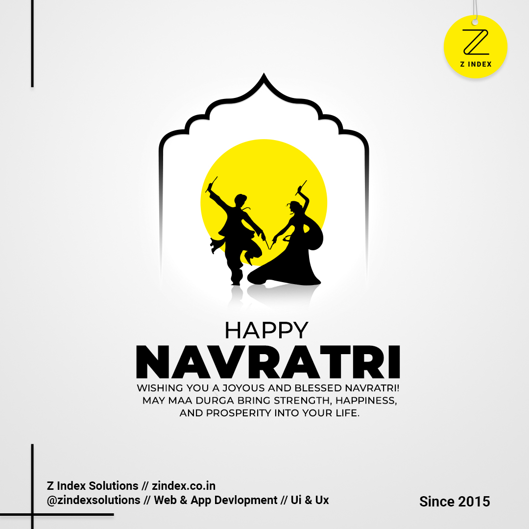 ZindexSolutions's tweet image. The colors, lights, and celebrations of Navratri are here! 🌼💃
As we gather with our loved ones to dance, sing, and celebrate, let us also take a moment to be grateful for the blessings in our lives. Happy Navratri to all! 🙏🌟
#zindexsolution #zindex #navratri #garba #9nights