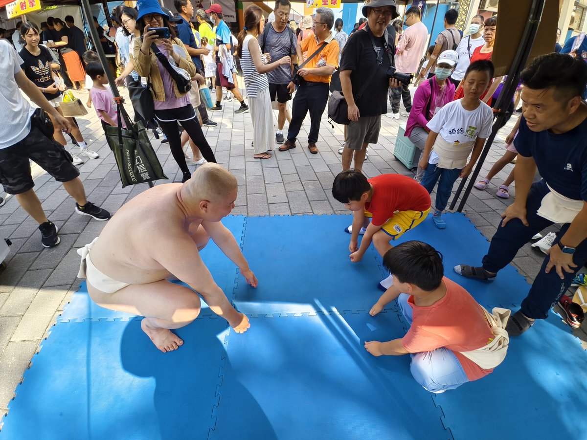 給民眾的相撲體驗
市民に相撲体験
