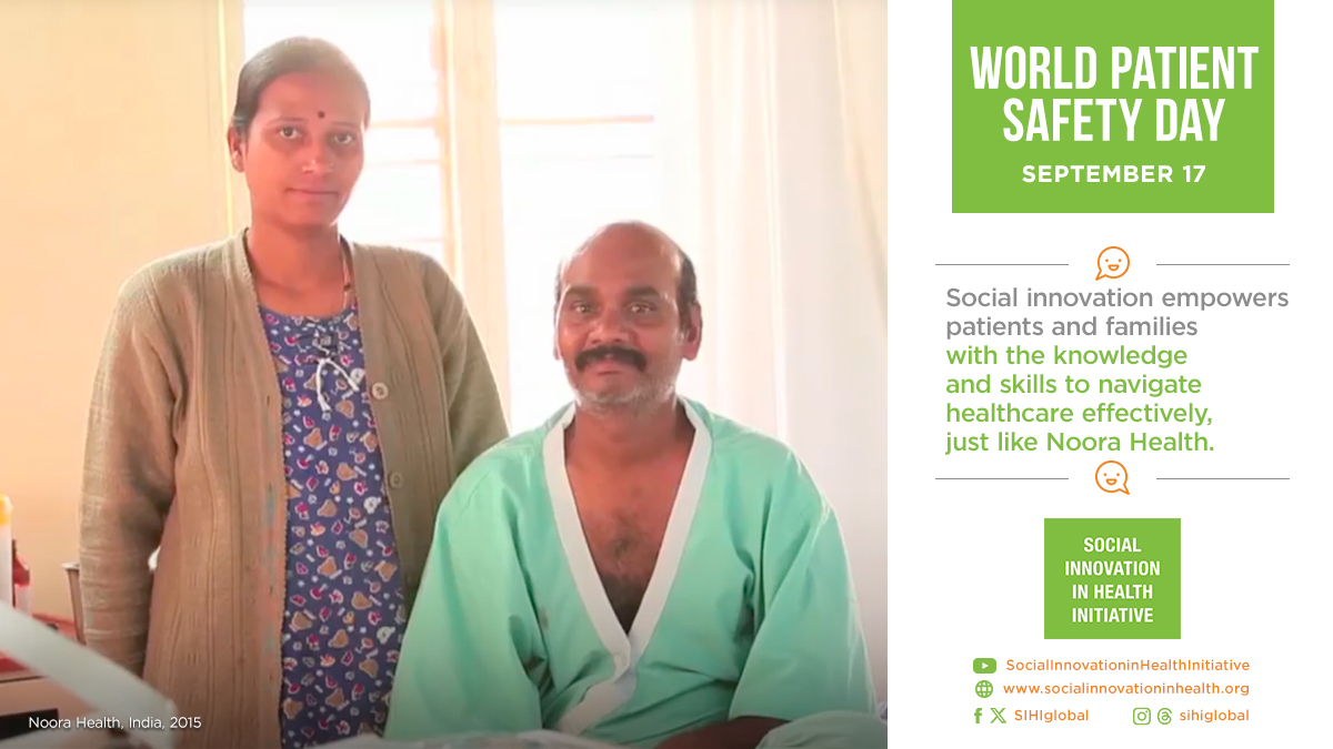 Last 17 September, we marked #WorldPatientSafetyDay

Through caregiver training in hospitals, Noora Health shows how empowering families improves #patientsafety and delivers better care.

📖LEARN MORE: bit.ly/4nLILAX

📽️WATCH: youtu.be/0zYeFKnI5o8  

#SocialInnovation