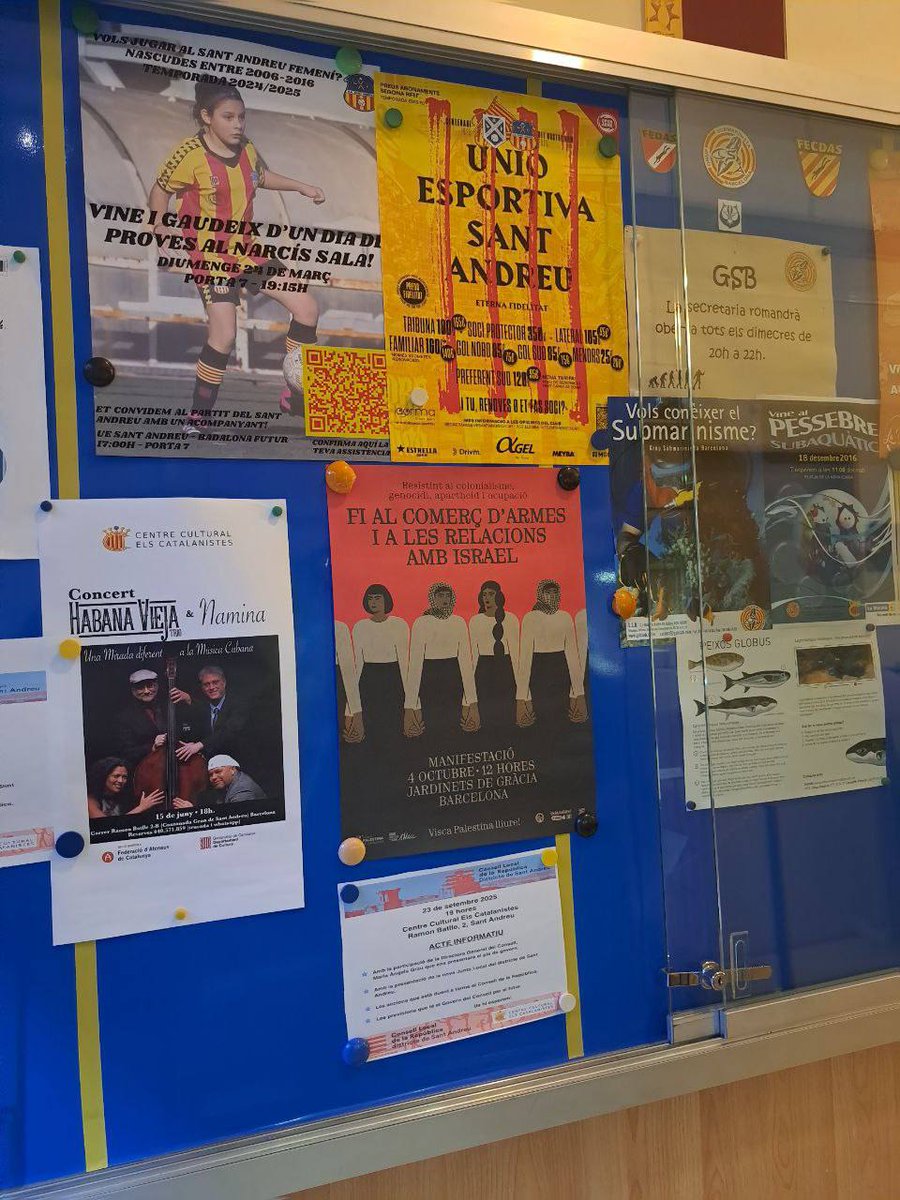 📢 Som moltes les que estem treballant per construir una manifestació sense precedents, el 4/10

Una mobilització amb un missatge: #AturemElGenodici, fi de les relacions amb l'estat genocida d'Israel. Per una #PalestinaLliure 🇵🇸
Gràcies a totes les que ho esteu fent possible 🫂❤️‍🩹