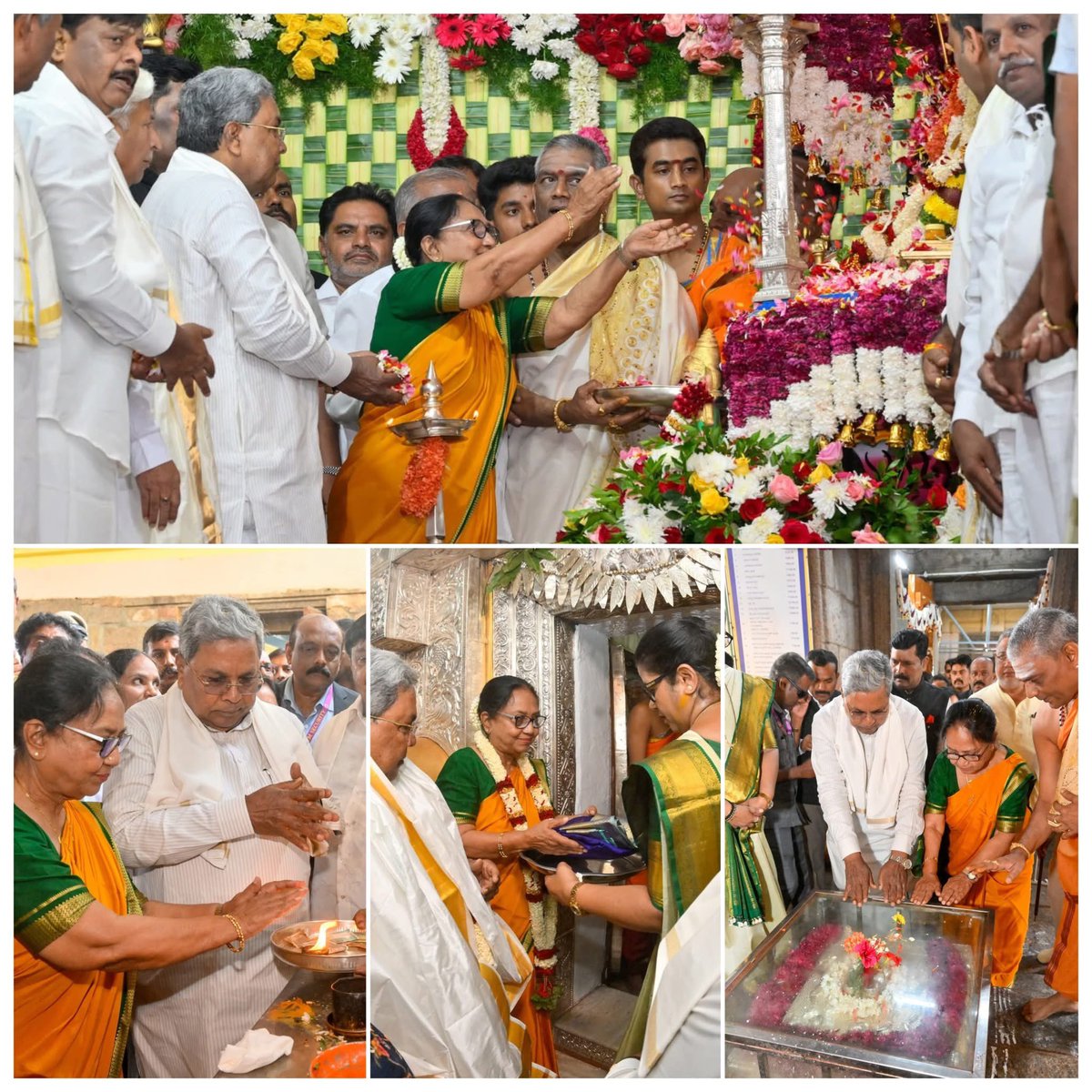 ಚಿತ್ತಿ ಮಳೆಯ ಭೂಮಿಯಂತೆ ಏನು ಹಸಿರು, ಏನು ಹಳದಿ ಎನ್ನುವ ಮೈಸೂರು ರೇಶ್ಮೆ ಸೀರೆ, ಬೆಳ್ಳನೆಯ ಬೆಳಗಿದು ಎಂಬಂತೆ ಮುಡಿಯೇರಿದ ಮಲ್ಲಿಗೆ, ಘನತೆಯ ಗಾಂಭೀರ್ಯದೊಂದಿಗೆ ವೇದಿಕೆಯೇರಿ ಆಡಿದ ತೂಕದ ಮಾತುಗಳು, ದಸರಾ ಉದ್ಘಾಟಿಸಿದ ಬಾನು ಮುಶ್ತಾಕ್ ರವರನ್ನು ಕಂಡಾಗ ಭಾವುಕಳಾದೆ. 
 
ಎಲ್ಲರಿಗೂ ದಸರಾ ಹಬ್ಬದ ಶುಭಾಶಯಗಳು♥️
