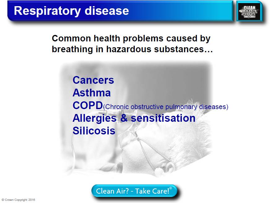Breathing in hazardous substances causes serious health issues.

As an employer, you are obliged by law to protect workers by using controls, e.g.:

⏺️ alternative processes

⏺️ less hazardous materials

⏺️ enclosures/effective ventilation

⏺️ PPE (as a last resort)