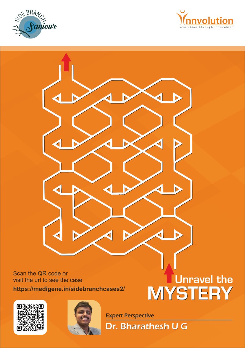 InnvolutionH's tweet image. Click on the link in bio or scan the QR code to unravel the mystery behind Eternia - our Side Branch Saviour! 

medigene.in/sidebranchcase… 

#innvolution #ExpertPerspective #SideBranchSaviour
#interventionalcardiology  #EterniaStent #eternia