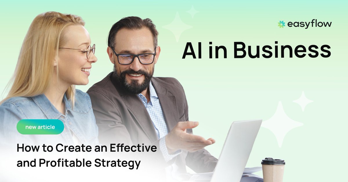 easyflow_ai's tweet image. Most companies already experiment with AI – but only a few see real results. Why? There is a significant difference between adoption and transformation. Without a clear strategy, even the most advanced tools risk becoming disconnected from business goals.

That’s why our new…
