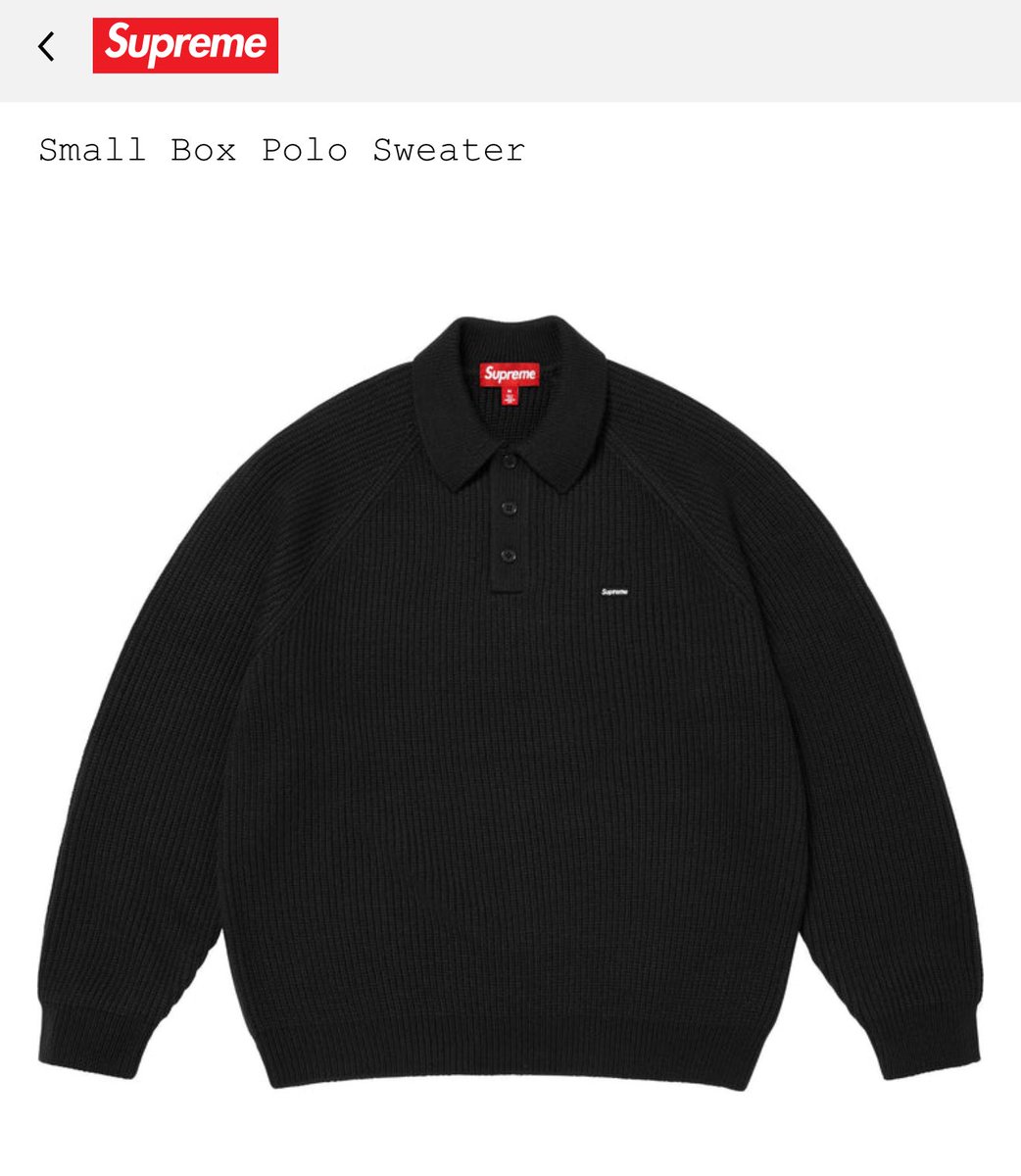 Supreme_X_Gratz's tweet image. Small Box Polo Sweaterきた✌️🥹
肉厚で重量のある真冬用セーター✨
最高です🙆
これから重宝しますな🫡
#Supreme
#2025FW
#week4