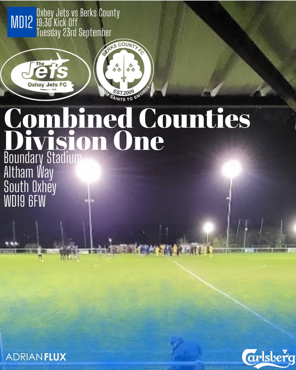 Oxhey Jets FC 1st Team (@oxheyjetsfc) on Twitter photo Home🏡
Tomorrow night we are back at The Boundary as we host <a href="/berkscountyfc/">Berks County FC Official ⚔️</a>.
The boys had a good win on Saturday and will be looking to do it all again under the lights tomorrow🤩
7:30PM Kick Off
see you all there✈️ Home🏡
Tomorrow night we are back at The Boundary as we host <a href="/berkscountyfc/">Berks County FC Official ⚔️</a>.
The boys had a good win on Saturday and will be looking to do it all again under the lights tomorrow🤩
7:30PM Kick Off
see you all there✈️