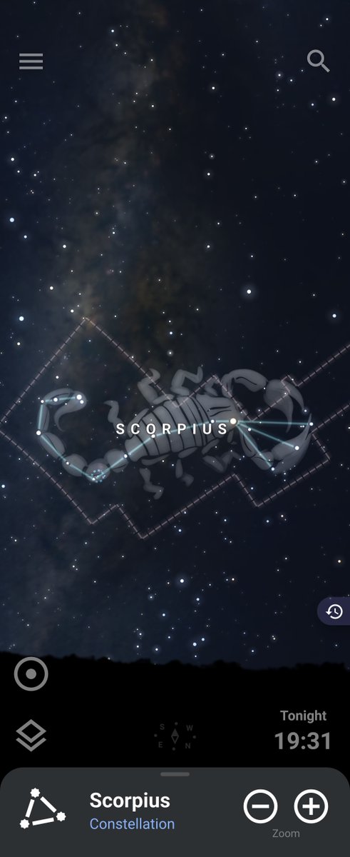 Spot Scorpius, the celestial scorpion! Its distinctive shape is a great guide for finding the brilliant band of the Milky Way.

Follow us for more astronomy content!