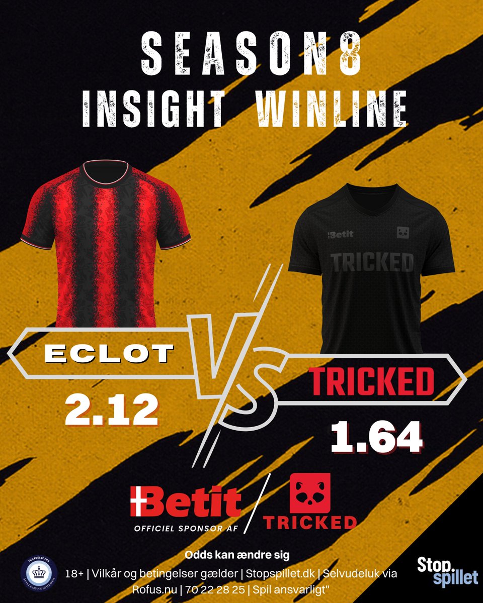 ⚔️ ECLOT vs. TRICKED – hvem tager sejren i Season 8? ⚔️
Tricked går ind som favoritter, men kan ECLOT overraske?