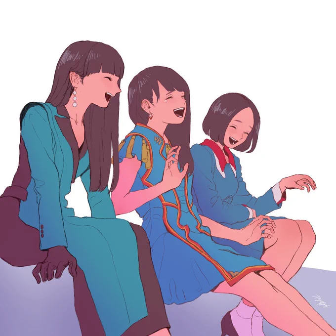 Perfume CMYK! (再掲) #Perfume_fanart