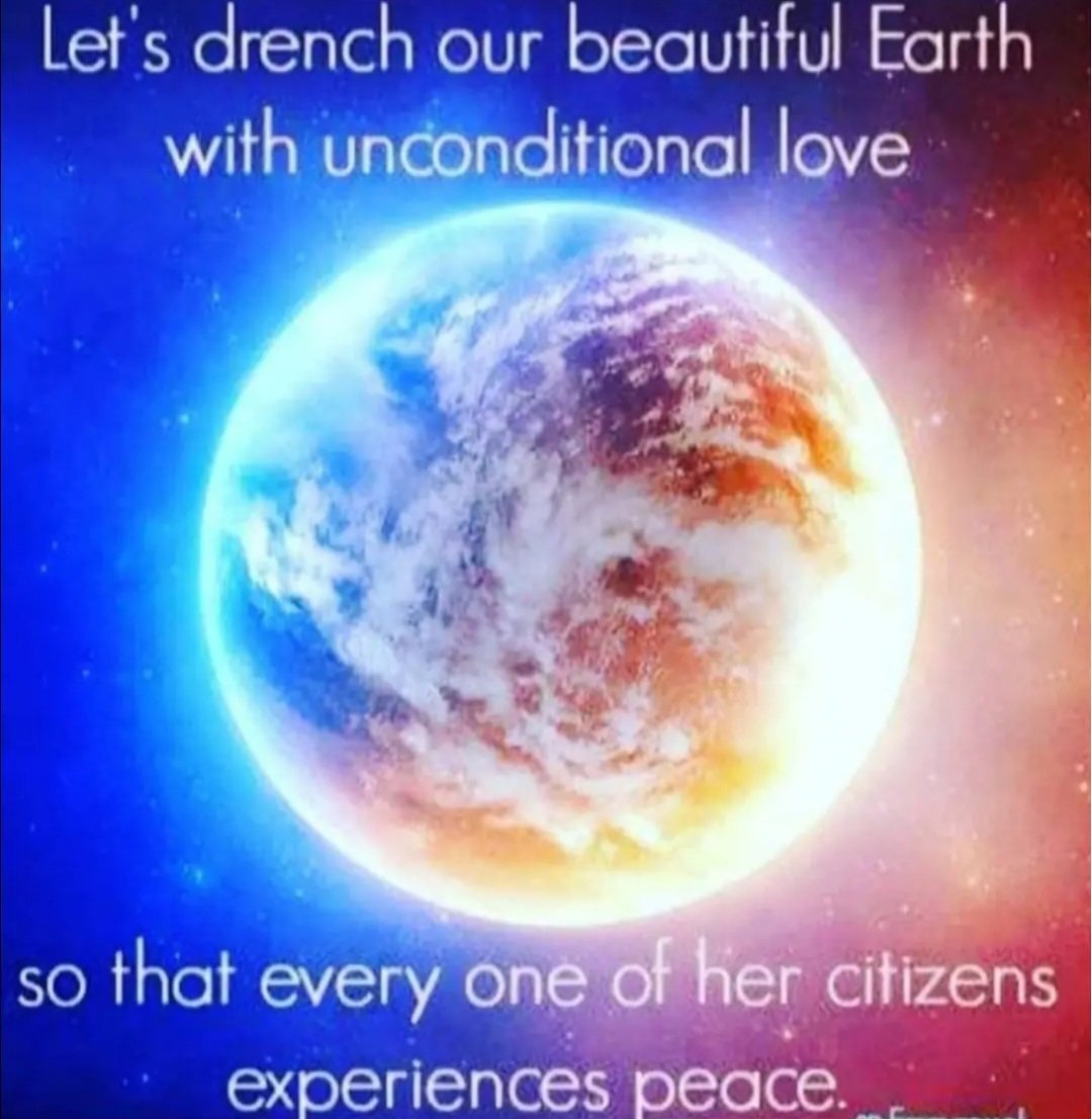 Good rising. As sparks of Divine Consciousness love &amp; peace should come naturally to us all. But in the matrix we call living, either one or the other or both fade from our lives. So from today let these be part of our meditation &amp; intentions. After all we create our reality.