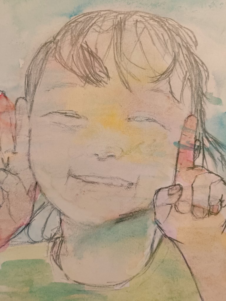 offsidemissile's tweet photo. 子供といっしょに色塗りしたらメチャクチャいい絵になった https://t.co/GjZDwz7wL2