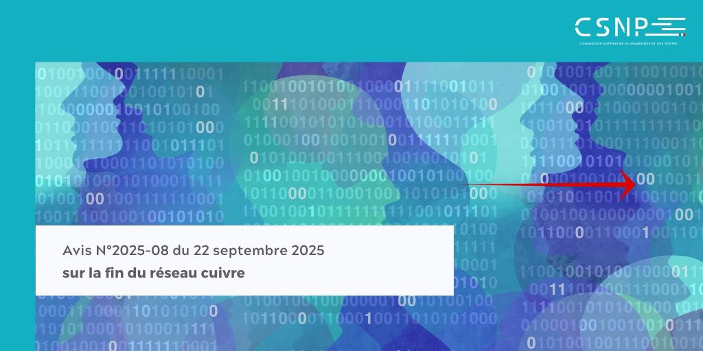 Annoncée fin 2019 par <a href="/Orange_France/">Orange France</a> , la fin du réseau cuivre constitue une transformation technologique majeure pour notre pays.
À l’issue d’un groupe de travail piloté par le sénateur <a href="/C_REDON_SARRAZY/">Christian Redon-Sarrazy</a> , la CSNP publie 10 recommandations à retrouver sur csnp.fr