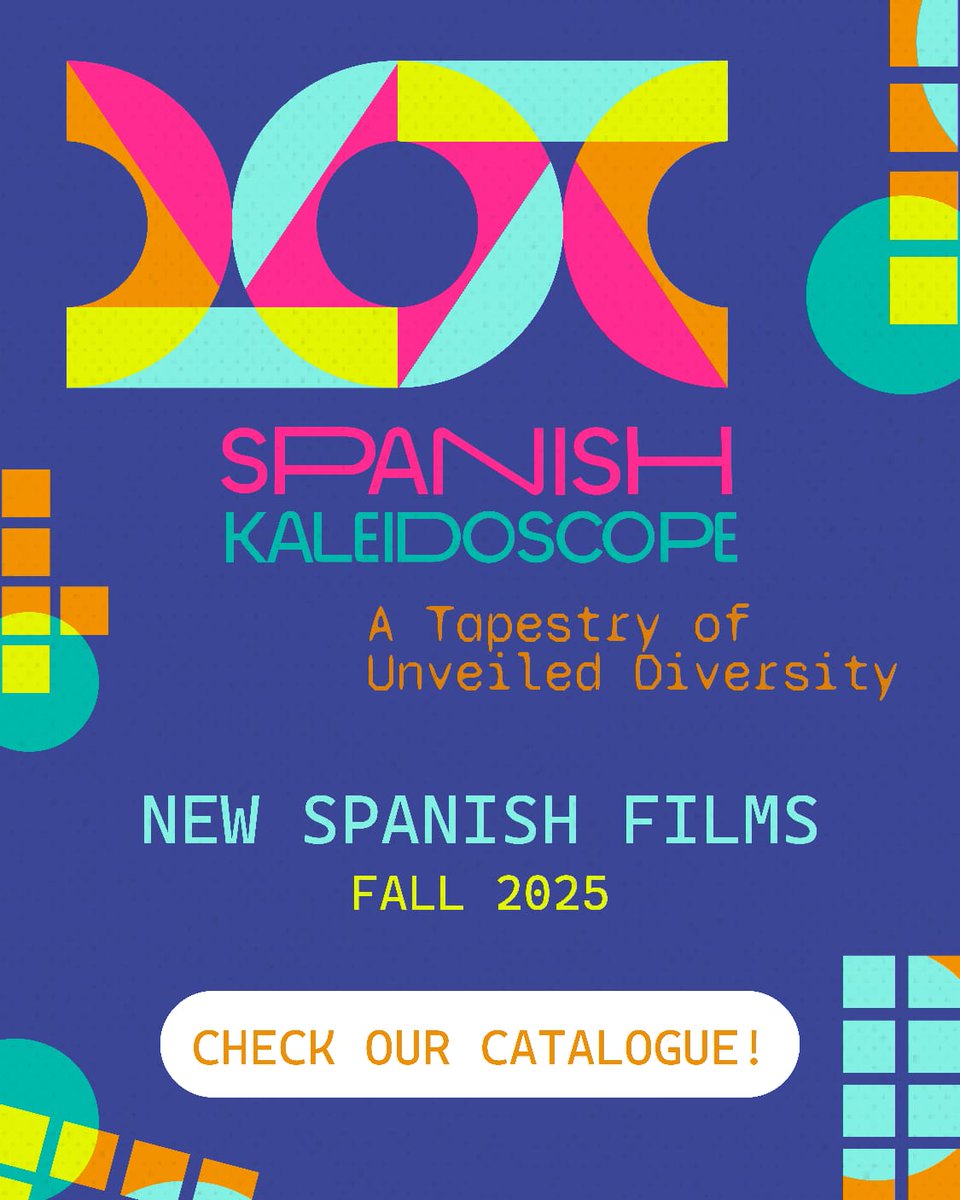 📣 ¡Ya está disponible la edición Fall 2025 del catálogo de largometrajes Spanish Kaleidoscope – New Spanish Films!

🎬 Una ventana imprescindible para dar visibilidad al cine español en los mercados internacionales más destacados.

🔗cultura.gob.es/cultura/areas/…