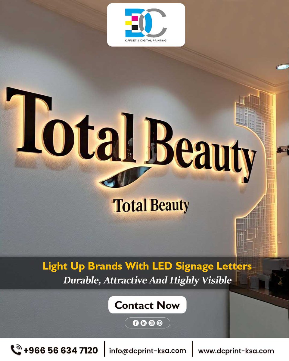DC__print's tweet image. DC Print LED signage letters offer durable, eye-catching, and modern branding solutions.
dcprint-ksa.com

#DCPrint #LEDSignage #LEDLetters #BrandVisibility #LightUpYourBrand #ModernSignage #SignageDesign #LEDBoard #BusinessSignage #DCPrintSolutions