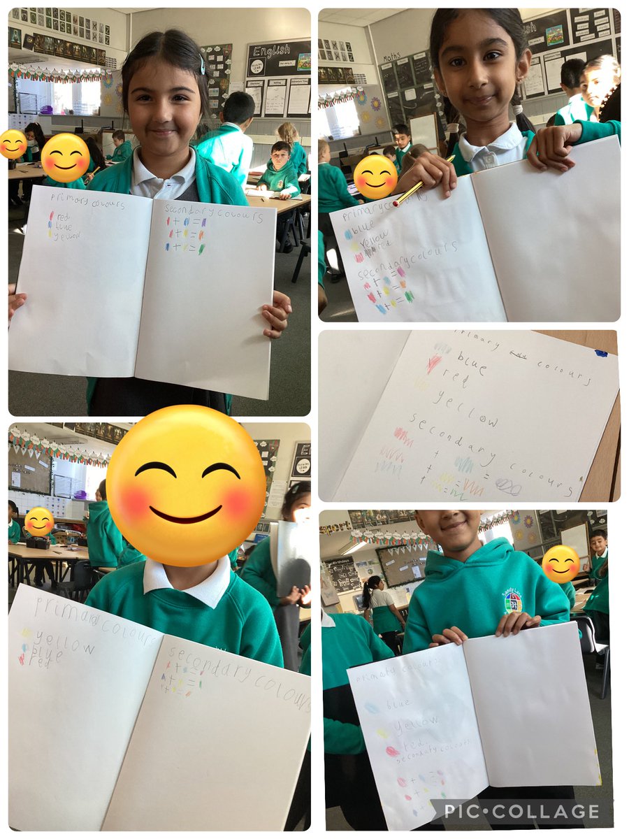 In Poplar we’ve been learning about primary and secondary colours today - using our colouring pencils to explore how colours mix and create colour combinations 🖍️🎨