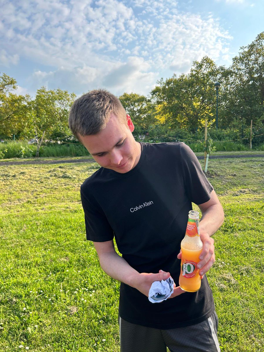 The boy now loving J20’s every week at Garons 🟢⚽️