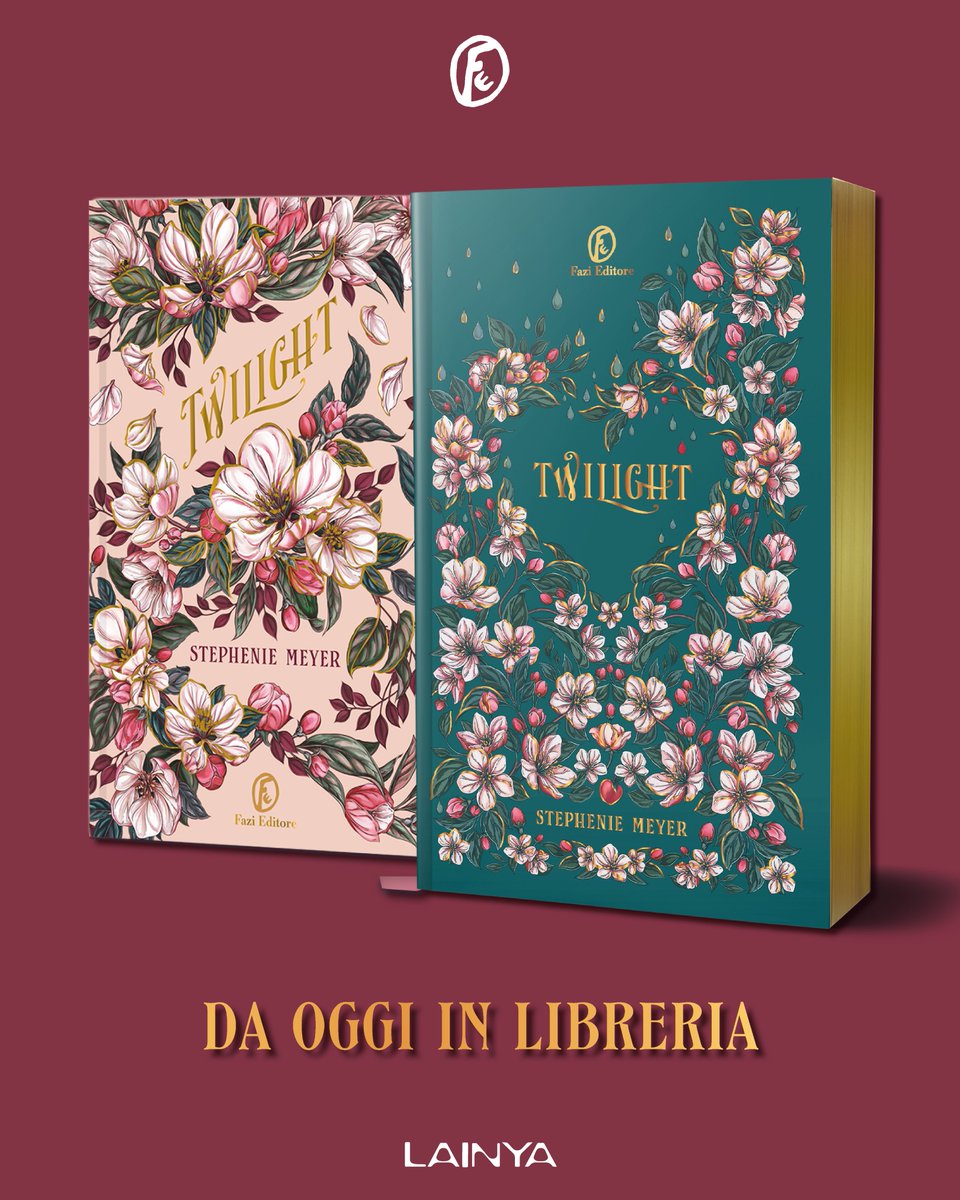 L’attesa è finita, «Twilight – edizione deluxe ventesimo anniversario» di Stephenie Meyer arriva oggi in tutte le librerie fisiche e online!

Traduzione di Luca Fusari

Per il ventesimo anniversario dalla pubblicazione di «Twilight», in uscita in contemporanea con gli Stati