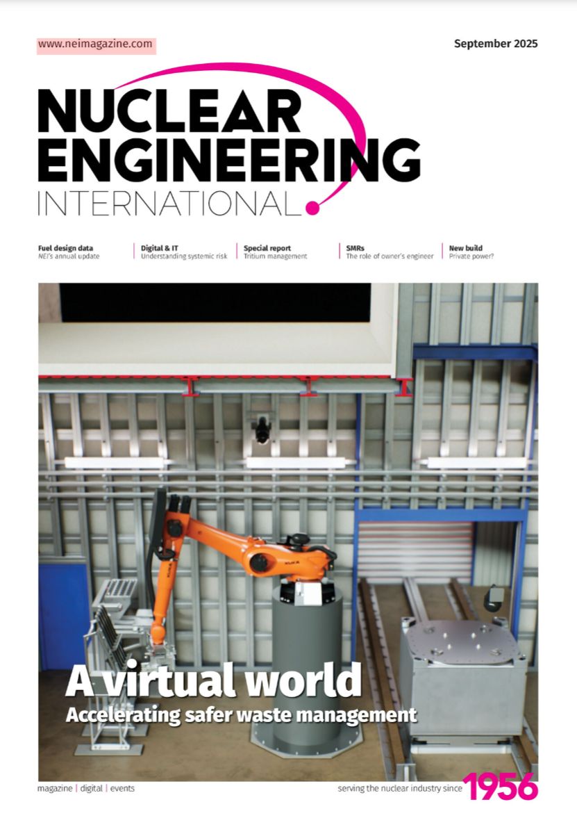 Our work on simulations of #nuclear facilities is this month's <a href="/neimagazine/">Nuclear Eng magazine</a> cover story. Photorealistic simulations allow users to virtually try new setups and deliver training in hazardous environments, reducing downtime and minimising risk to humans: content.yudu.com/web/442ay/0A44…