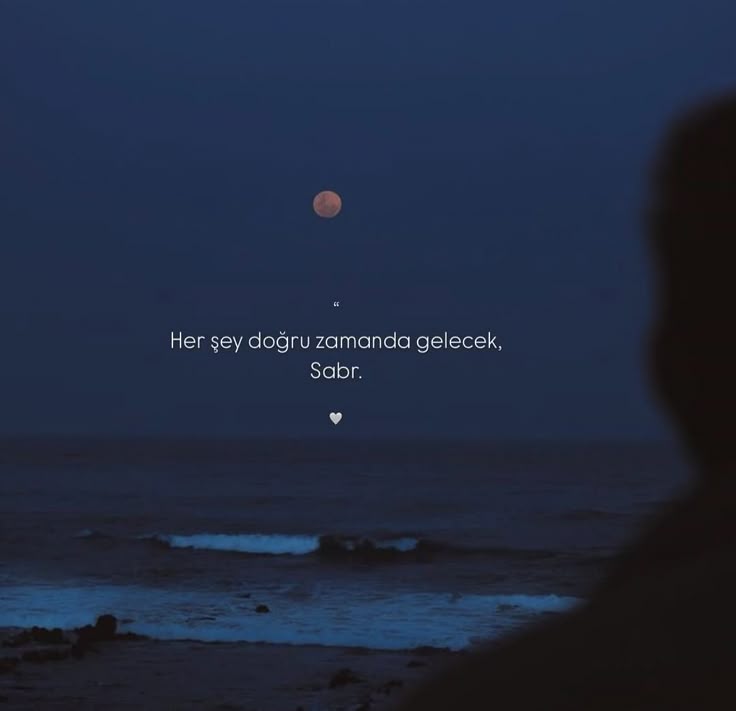 Her nasip vaktine esirdir. Sabret!