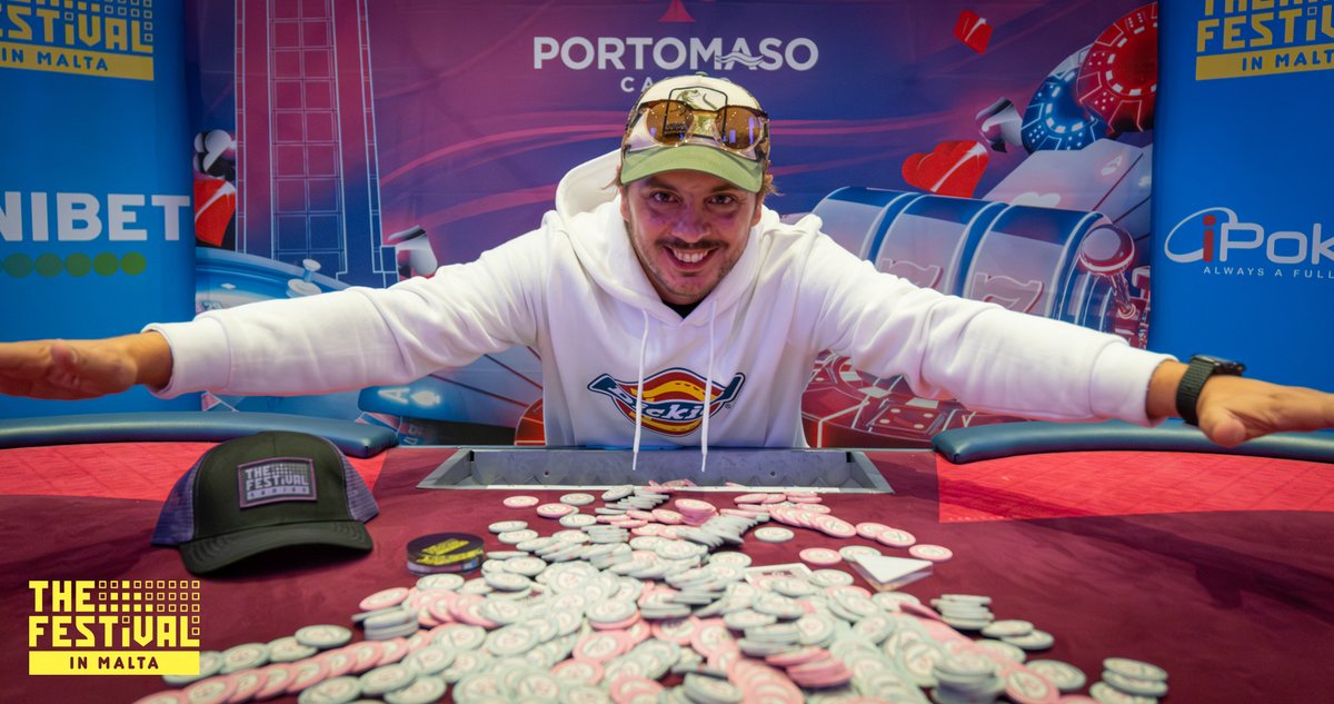 SpadepokerTV's tweet image. Nuno Morais wins The Festival Malta Main Event for €61,001 without deal. He tops a record 666 entries, defeating Italy’s Damir Savio HU. 🏆 
#TheFestivalMalta #spadepoker

 spadepoker.tv/en/news/the-fe…