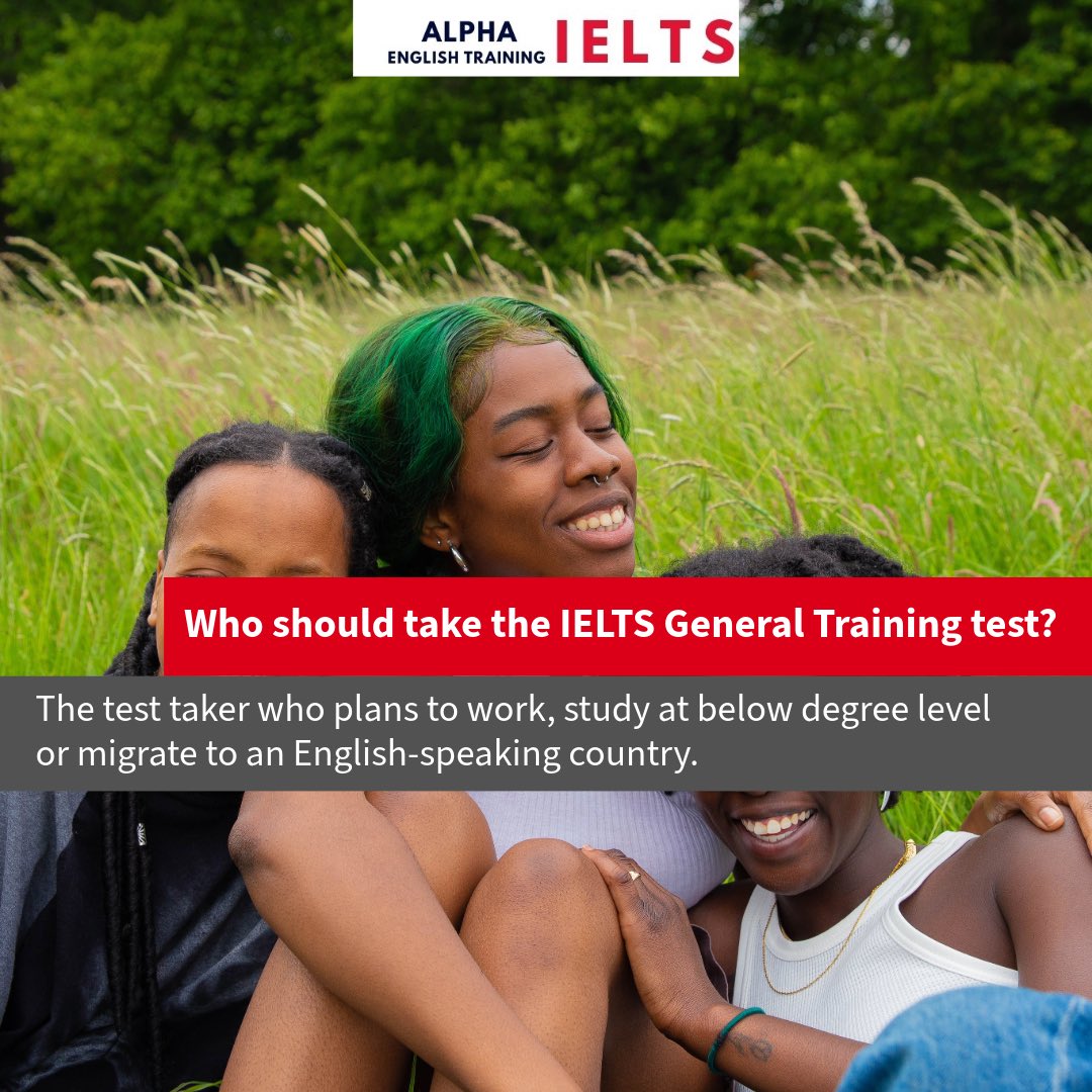 alphaetraining's tweet image. The test taker who plans to work, study at below degree level or migrate to an English-speaking country. 

#ieltsukvi #ielts #learnenglish #toeic #Canada