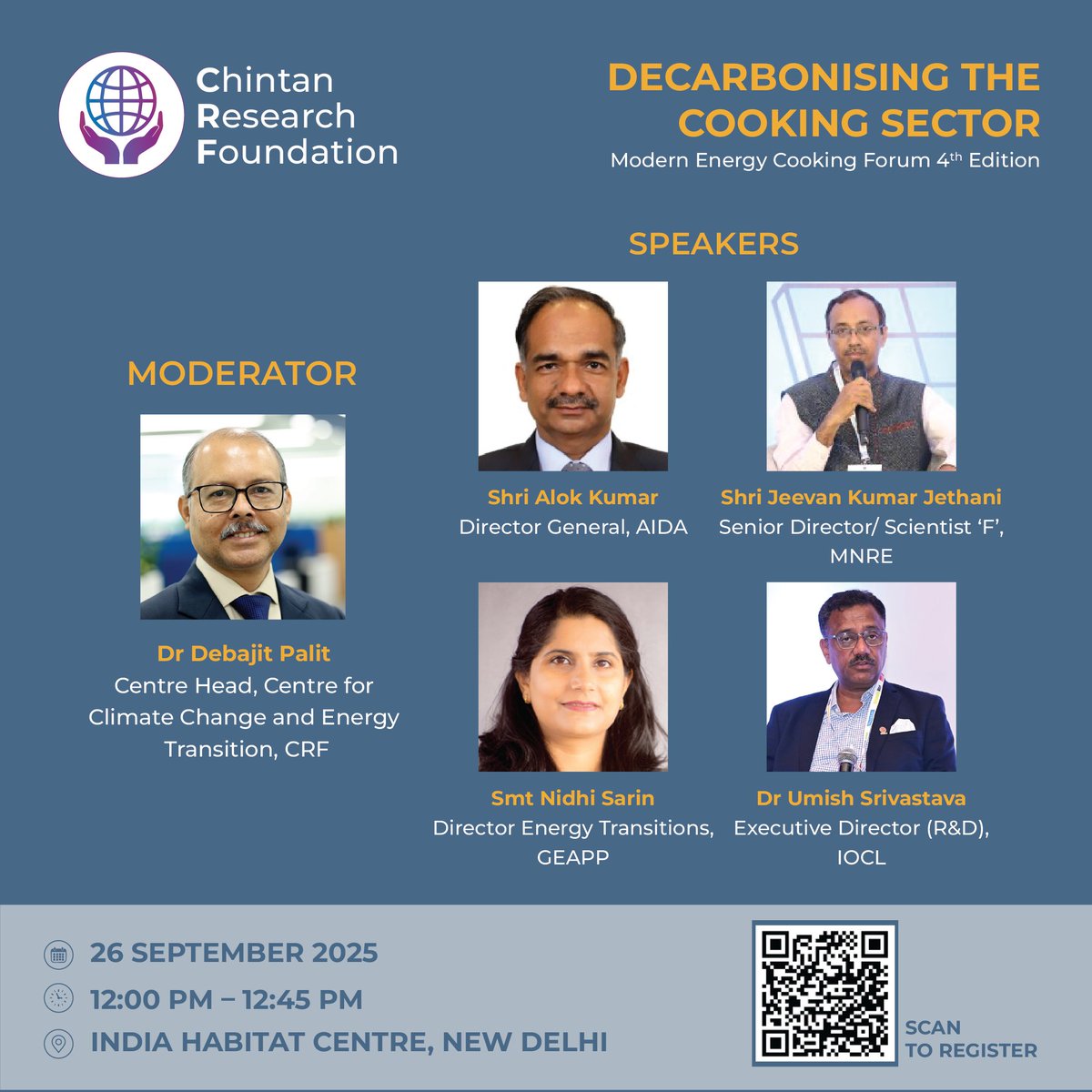 We are proud to be the Knowledge Partner for the Modern Energy Cooking Forum – 4th Edition, leading the session on "Decarbonising India’s Cooking Sector." 

This year’s forum is organised to chart pathways for clean, resilient, and sustainable cooking solutions. 

Our Centre for