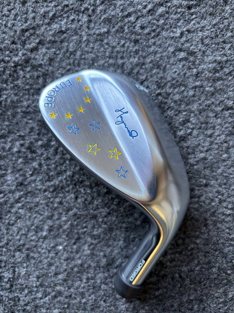 Fantastic stamping by ⁦<a href="/Haywoodgolf/">haywoodgolf</a>⁩ #golf #custom #europe #rydercup #bethpage