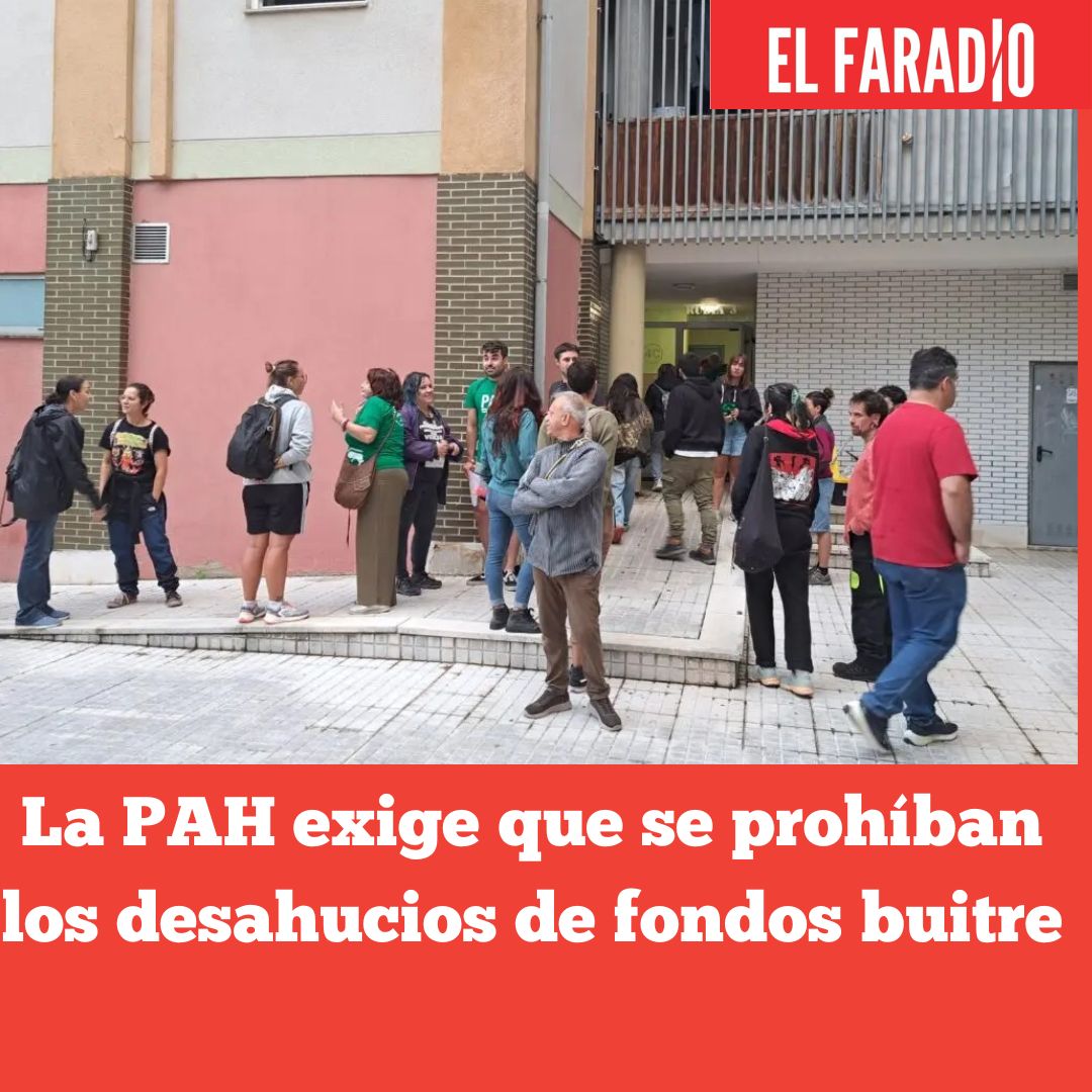 La <a href="/PAH_Santander/">PAH Santander</a> exige que se prohíban los desahucios de fondos buitre
elfaradio.com/2025/09/22/la-…
#Vivienda #StopDesahucios #Vulnerabilidad