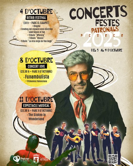 MasFunambulista's tweet image. ¡Nueva fecha en #Alicante! Miércoles 8 de octubre concierto en #Petrer (Parque 9 d’Octubre, 23:30h). Entrada libre