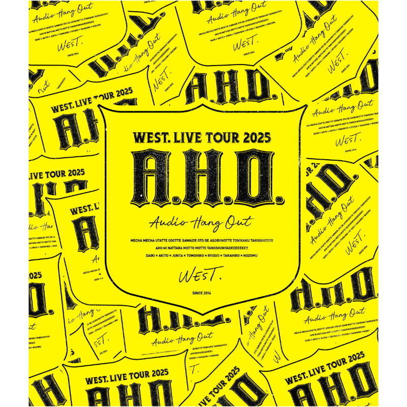 WEareWEST7's tweet photo. Blu-ray &amp; DVD『WEST. LIVE TOUR 2025 A.H.O. -Audio Hang Out-』

ジャケット写真を公開!!!!!!!

📀ご予約はこちら
https://t.co/ggpWVdnzUl

🎥ダイジェスト映像はこちら
https://t.co/obOPrfJv8u

#AHOのTOUR
#AHOのWESTꓸ