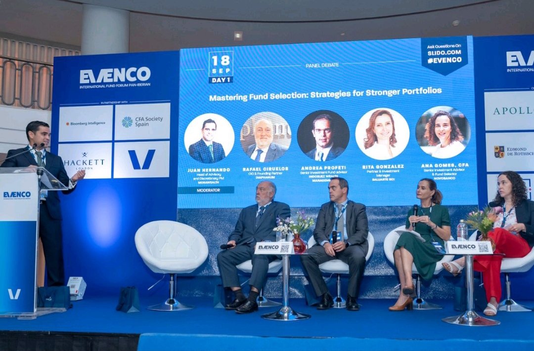 Encantado de participar en el panel 𝑺𝒕𝒓𝒂𝒕𝒆𝒈𝒊𝒆𝒔 𝒇𝒐𝒓 𝑺𝒕𝒓𝒐𝒏𝒈𝒆𝒓 𝑷𝒐𝒓𝒕𝒇𝒐𝒍𝒊𝒐𝒔 del <a href="/Evenco_Inter/">Evenco International</a> Fund Forum Pan-Iberian. 

Muchas gracias por la invitación