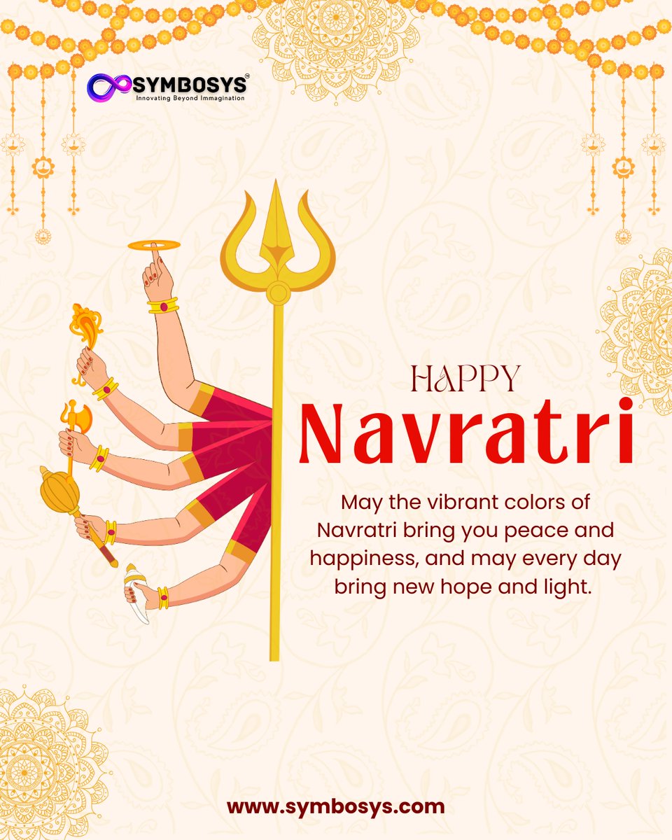 SymbosysTech's tweet image. ✨Symbosys wishes you a very Happy Navratri! ✨
May Maa Durga bless you with strength, success, and endless positivity
#HappyNavratri #Symbosys #FestivalVibes #newbeginnings2025 #WebDevelopment #TechSolutions #Ranchi #CustomWebsites #ManagementSoftware #Inspiration #ITSolutions