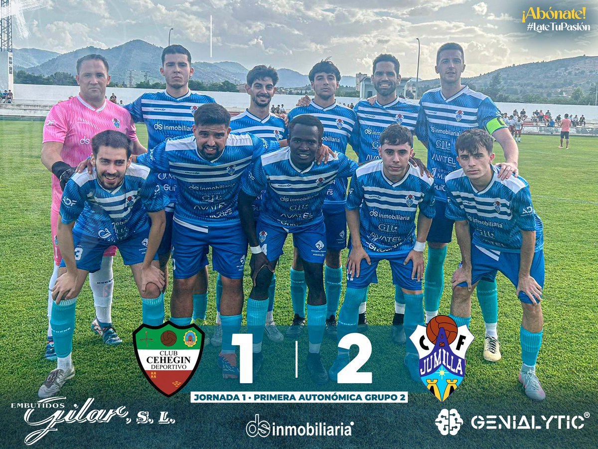 ✌️⚽️ Debut perfecto con victoria a domicilio para sumar los tres primeros puntos de la temporada.

📝 Los goles de Segura y Diego Pérez nos dan un triunfo que refrenda el buen trabajo de la pretemporada.

💪 Desde ya preparando la segunda jornada en casa. ¡Vamos equipo!
