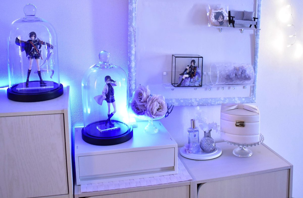 あとガレージキットの薬研さん達を所定の位置に飾ったよー🥳
棚を増やしてしまった(懺悔)