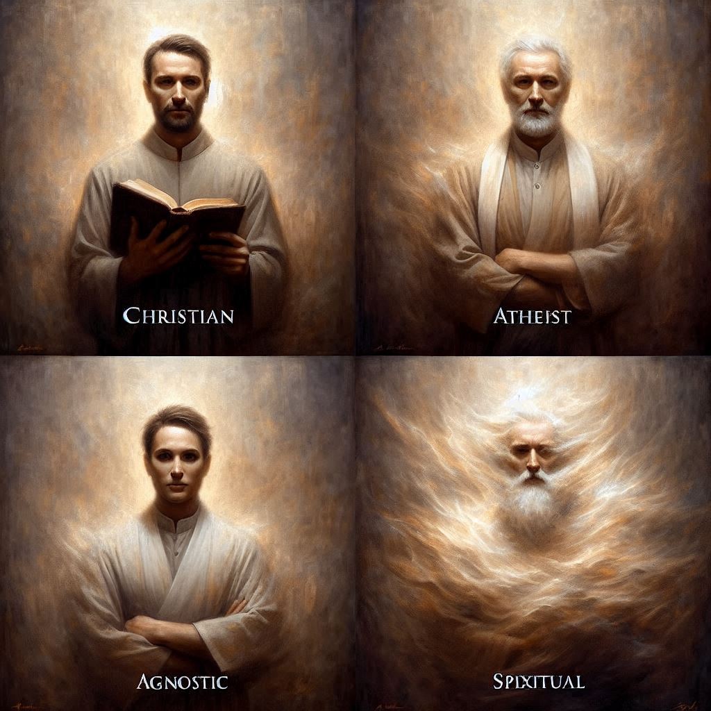 DeitiesDivided's tweet image. A Christian prefers an atheist over an agnostic: 
both believe the truth can be known. 

An atheist prefers a religious non-spiritual over a spiritual non-religious: both reject spirituality.

#BeliefSystems #ReligionAndSpirituality #ExistentialQuestions #BeliefVsSpirituality