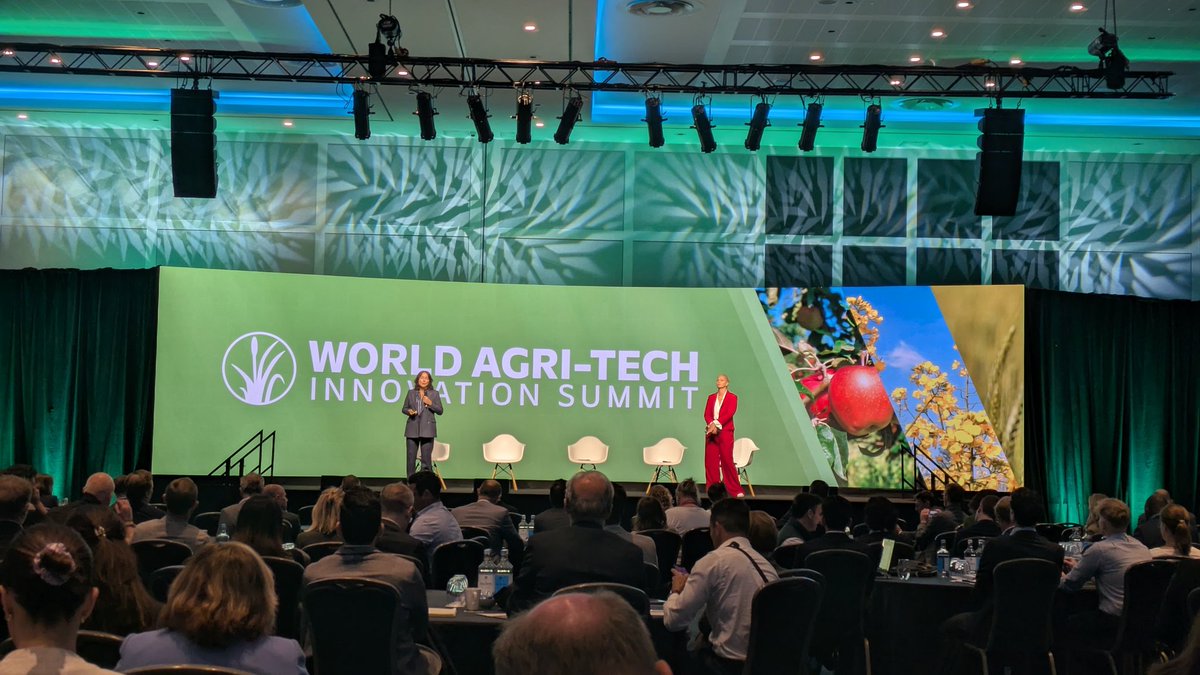 quantechsol's tweet image. Tremendous start to World Agri-tech Innovation Summit in London.