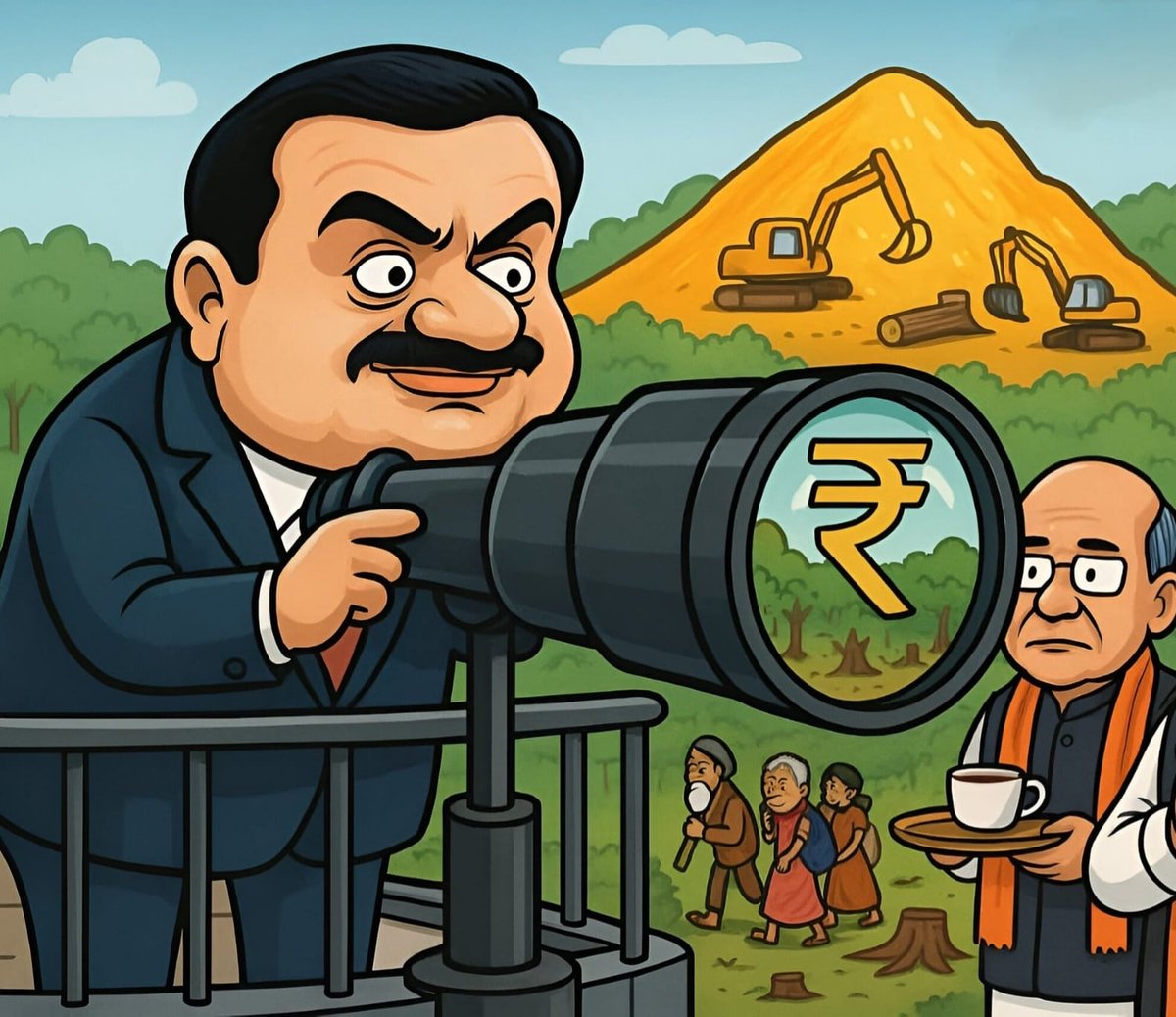 bhavimeenainc's tweet image. एक पेड़ मां के नाम!
फिर सारा जंगल अडानी के नाम!

#ModiHaiTohMumkinHai