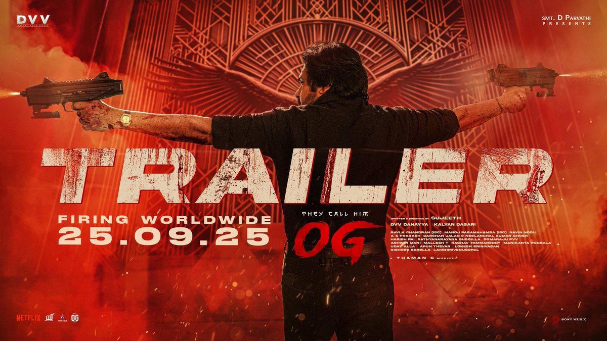 saanvimediaa's tweet photo. Let’s go 🔥🔥🔥

#OGTrailer - 
https://t.co/cH1cbp7CHU

#OG #TheyCallHimOG https://t.co/AmXspfmur9