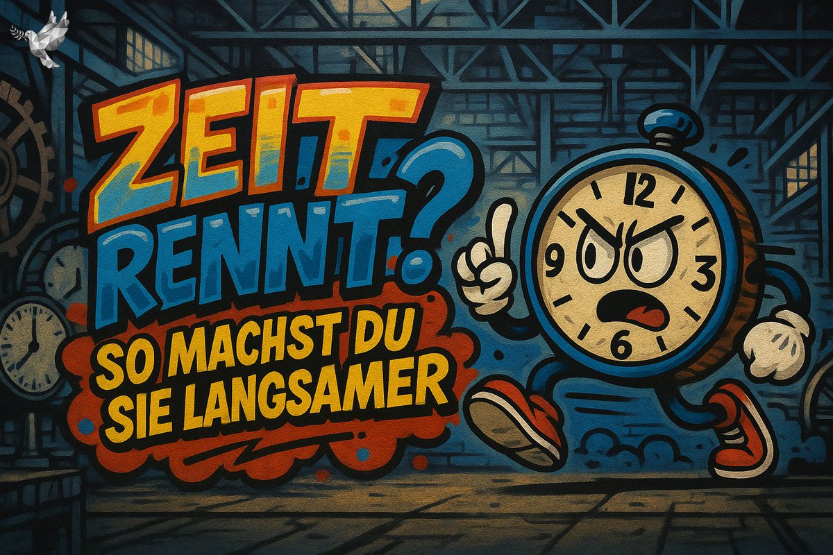 Wie du dein subjektives Zeitempfinden beeinflusst, welche wissenschaftlichen Erkenntnisse es dazu gibt – und wie du ohne viel Aufwand das Gefühl gewinnen kannst, #Zeit anzuhalten: nobodyresearch.com/jenseits-von-r…