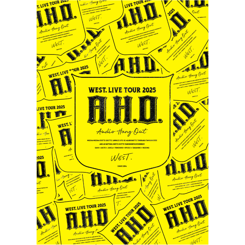 WEareWEST7's tweet photo. Blu-ray &amp; DVD『WEST. LIVE TOUR 2025 A.H.O. -Audio Hang Out-』

ジャケット写真を公開!!!!!!!

📀ご予約はこちら
https://t.co/ggpWVdnzUl

🎥ダイジェスト映像はこちら
https://t.co/obOPrfJv8u

#AHOのTOUR
#AHOのWESTꓸ