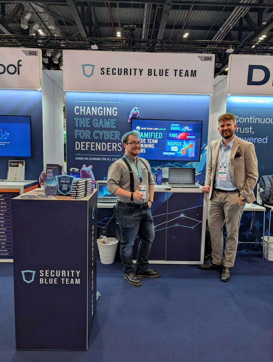 We’re here at Excel London for the Gartner Security &amp; Risk Management Summit!

It’s a great opportunity to connect with peers, leaders, and the wider cybersecurity community.

🎤 Tomorrow at 4:15 PM BST, Seb will be speaking on:
Security Blue Team: Relevance, Respect, and Real