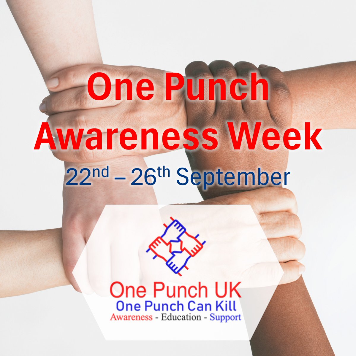 It’s #OnePunchAwarenessWeek 

📢 A single punch can change lives forever. 

Led by <a href="/OnePunchUK/">One Punch UK</a>, this campaign raises awareness of the devastating impact of one-punch assaults — and the vital support available to victims, families, and friends. 

💬 Emotional &amp; therapeutic support