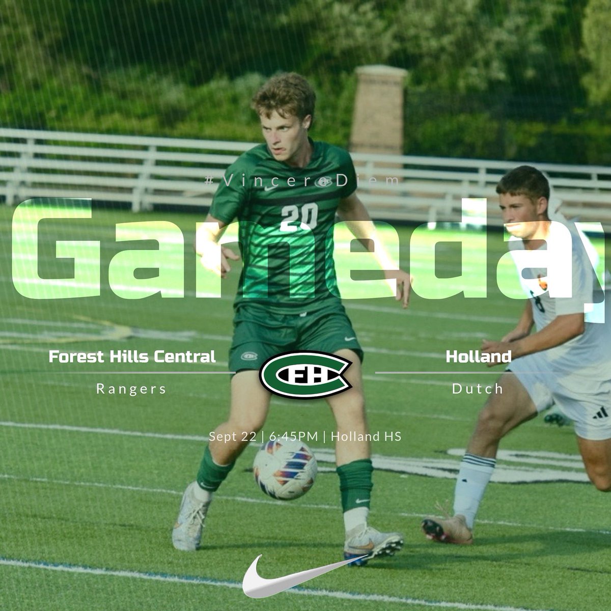 It’s GAMEDAY!! Come out to Holland and support your Rangers as they take on the D2 #8 Dutchmen. JV kickoff is at 5PM with Varsity to follow. Be Loud and Be Proud!! #VincereDiem #RangerPride