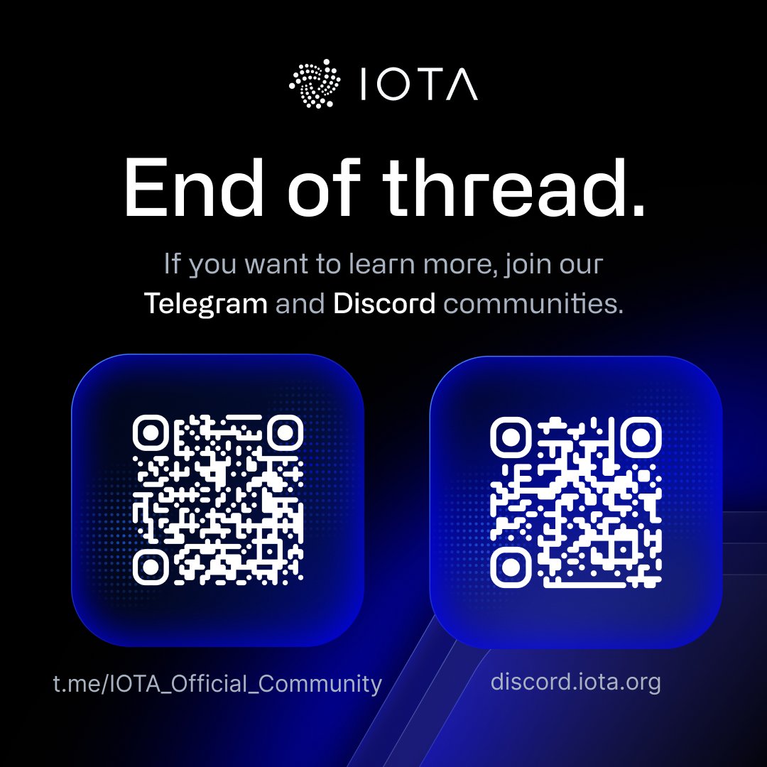 iota's tweet photo. @GLEIF @switchboard @TWINGlobal @TWINGlobalOrg Major milestone! The IOTA network has surpassed 1 million total addresses actively transacting! Check https://t.co/PdKiZpNvGj and see the ecosystem growth in real time!

And that’s a wrap for this Quicktakes!  Watch the video 👇https://t.co/26LB1KiRMV https://t.co/rs4UgnxtVo