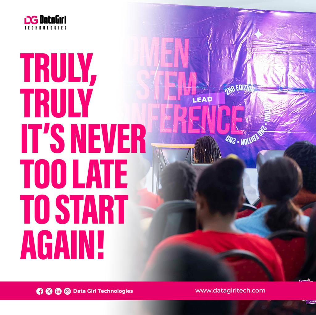 DataGirlTech1's tweet image. Techies, a new week begins.
Invest in your future.
It’s never too late to start 😉
If you still haven't gotten the memo, Now is the time to take that tech leap.
#datagirltech #learntech #trending #wistem25 #fyp #explore #techskills