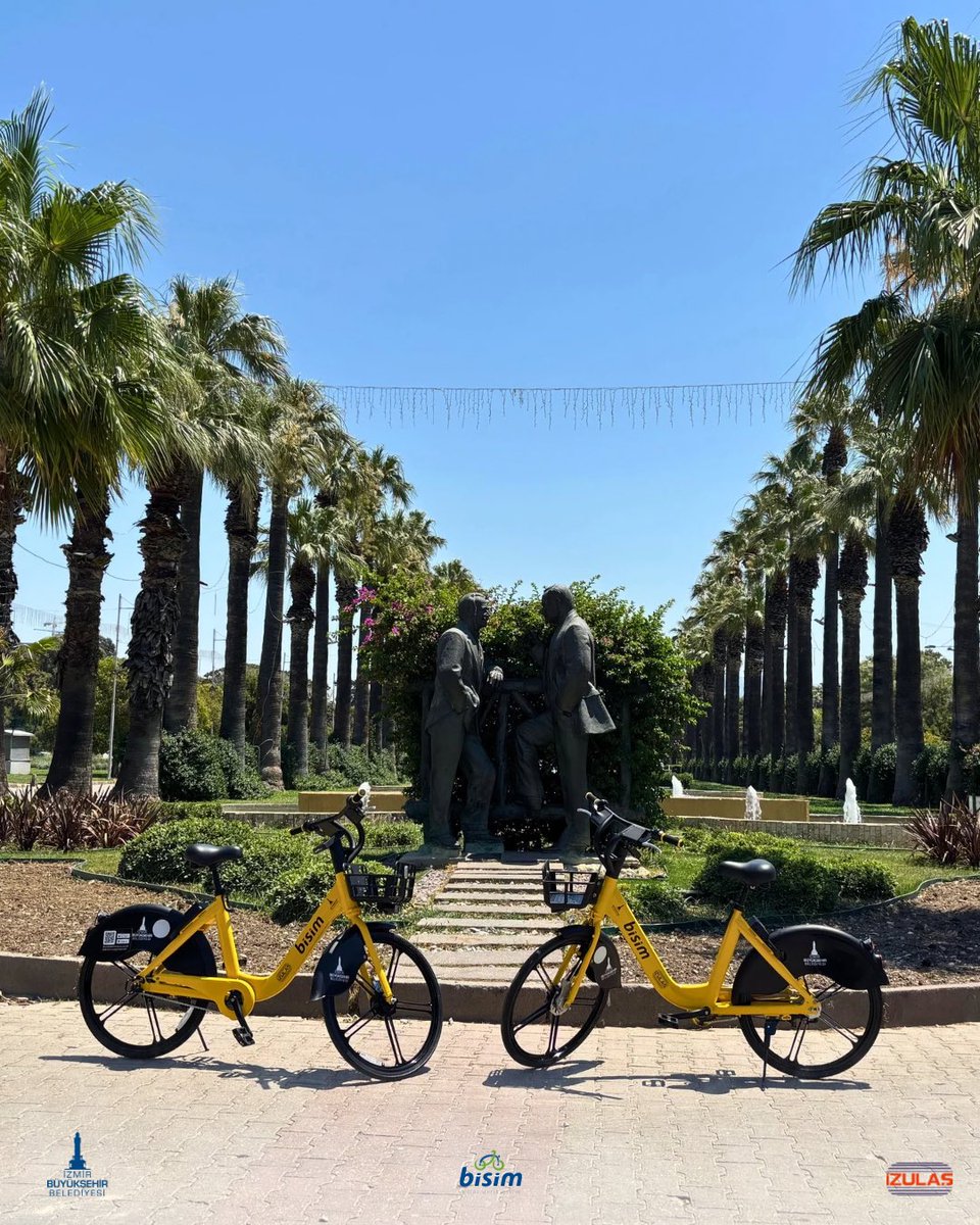 İzmir’i keşfetmek Bisim’le çok kolay. 

Yeni bisikletlerimizle kısa süre içinde istediğiniz noktaya ulaşabilir, şehrin tadını çıkarabilirsiniz.

Bisim hakkında detaylı bilgiye bisim.com.tr/adresinden ulaşabilirsiniz. 
#izmirbüyükşehirbelediyesi #izulaş #bisim